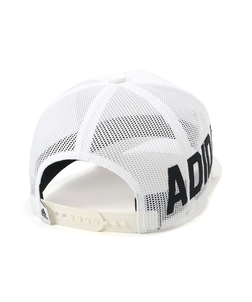 adidas（アディダス）の「アディダス キッズ メッシュキャップ サイドロゴ（キャップ・キッズ・ブラック×ブラック/ホワイト/ブラック×ホワイト・FREE）」の6枚目の写真