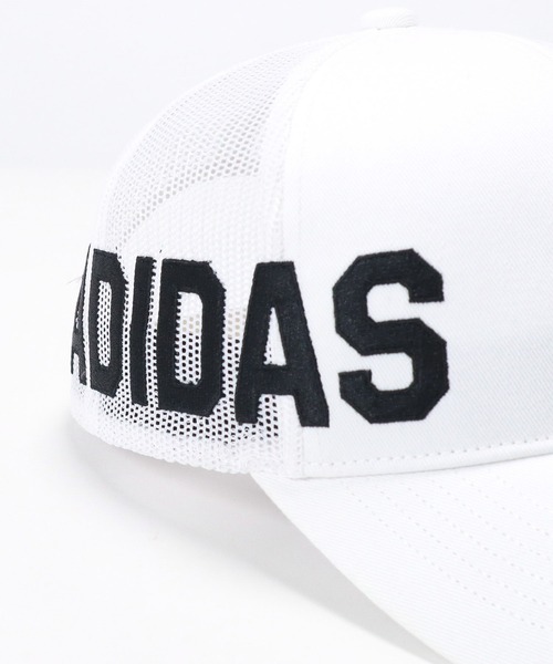 adidas（アディダス）の「アディダス キッズ メッシュキャップ サイドロゴ（キャップ・キッズ・ブラック×ブラック/ホワイト/ブラック×ホワイト・FREE）」の8枚目の写真
