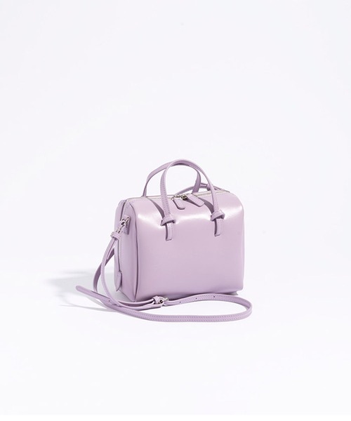 YAHKI(ヤーキ)の「YAHKI/ヤーキ CROSS BODY BAG レザーショルダーバッグ(ショルダーバッグ・レディース・ライラック/ブラック/ベージュ・ONE SIZE)」の3枚目の写真