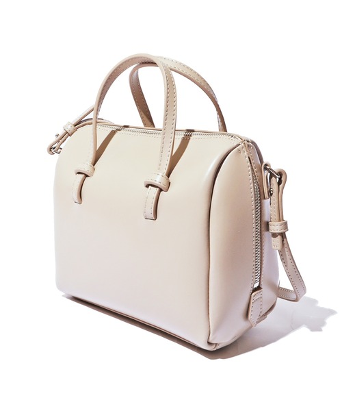 YAHKI(ヤーキ)の「YAHKI/ヤーキ CROSS BODY BAG レザーショルダーバッグ(ショルダーバッグ・レディース・ライラック/ブラック/ベージュ・ONE SIZE)」の12枚目の写真