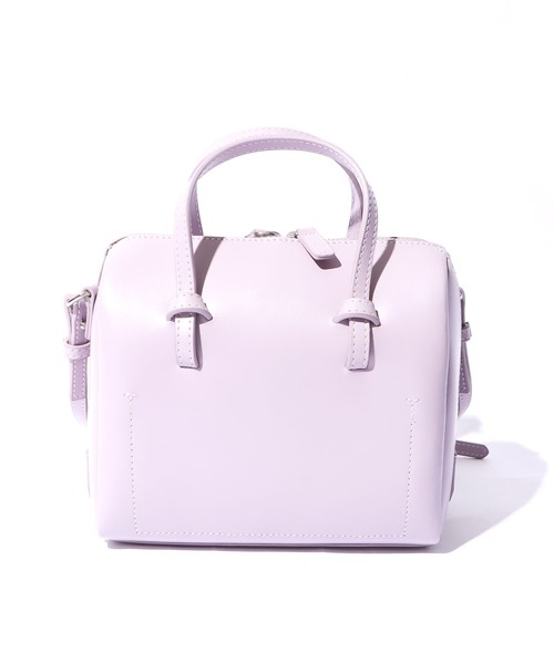 YAHKI(ヤーキ)の「YAHKI/ヤーキ CROSS BODY BAG レザーショルダーバッグ(ショルダーバッグ・レディース・ライラック/ブラック/ベージュ・ONE SIZE)」の22枚目の写真