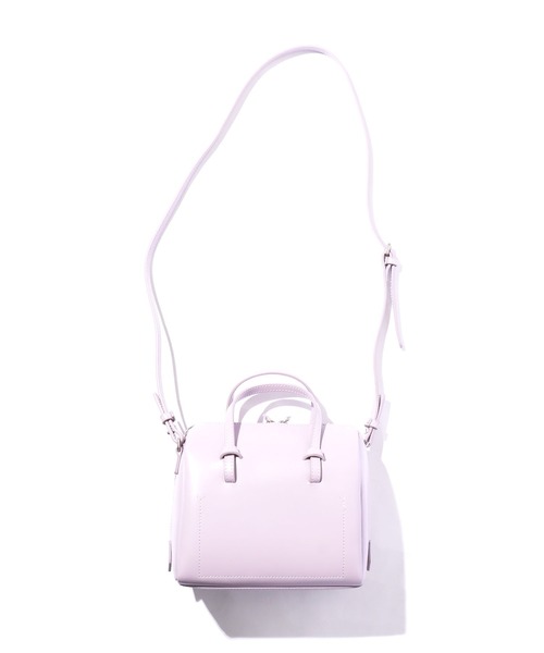 YAHKI(ヤーキ)の「YAHKI/ヤーキ CROSS BODY BAG レザーショルダーバッグ(ショルダーバッグ・レディース・ライラック/ブラック/ベージュ・ONE SIZE)」の6枚目の写真