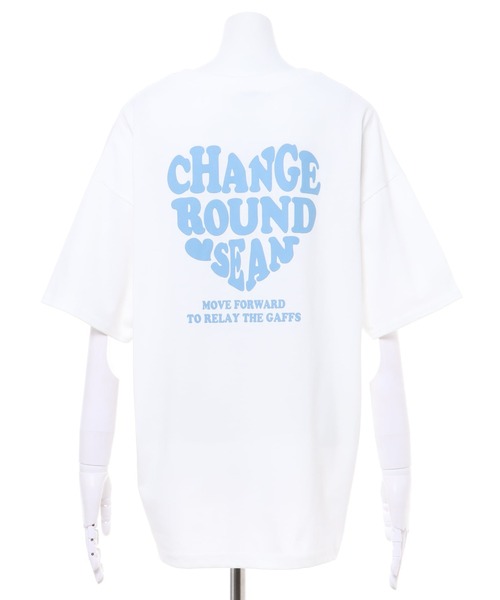INGNI(イング)の「BACK発泡ハートロゴ/チュニックTシャツ(Tシャツ/カットソー・レディース・ホワイト×ピンク/ブラウン/ホワイト×ブルー/ブラック/サンドベージュ/ホワイト×レッド・M)」の18枚目の写真