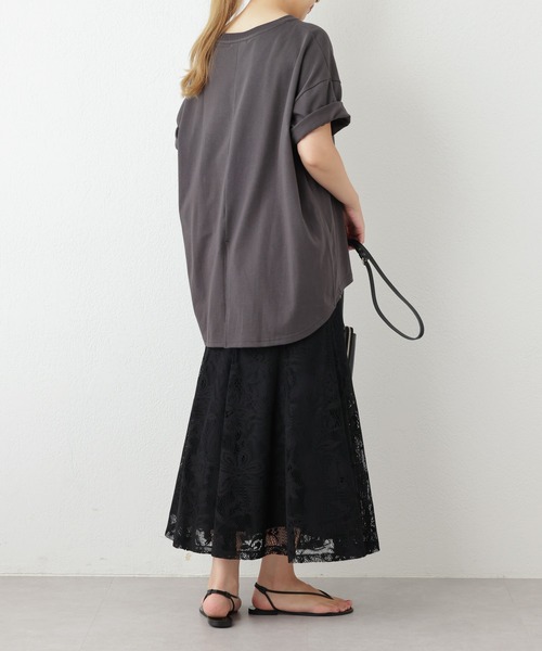 OUVRAGE CLASSE(ウヴラージュクラス)の「レースマーメイドスカート(スカート・レディース・アイボリー/ブラック・MEDIUM)」の18枚目の写真