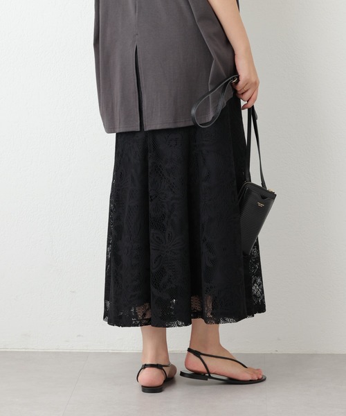 OUVRAGE CLASSE(ウヴラージュクラス)の「レースマーメイドスカート(スカート・レディース・アイボリー/ブラック・MEDIUM)」の15枚目の写真