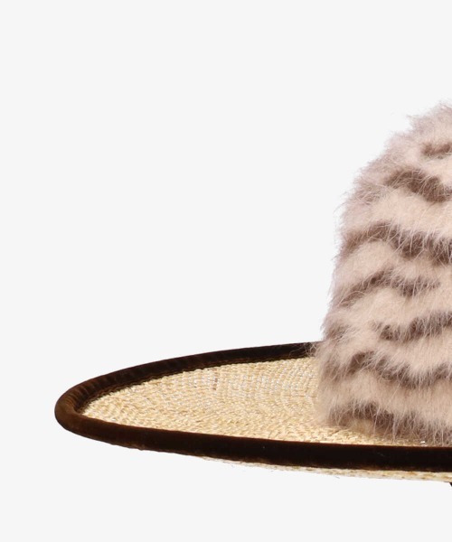 arth(アース)の「arth Zebra AG*BAO Long Brim(ハット・レディース・ブラック/ブラウン・57cm)」の11枚目の写真