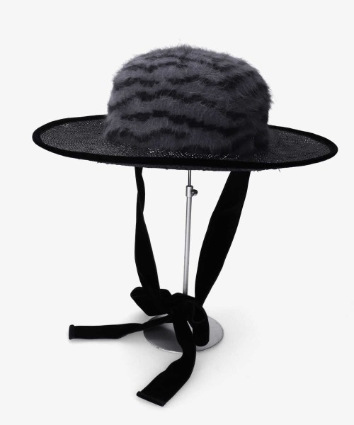 arth(アース)の「arth Zebra AG*BAO Long Brim(ハット・レディース・ブラック/ブラウン・57cm)」の3枚目の写真