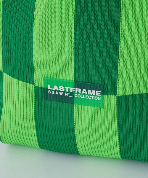 LASTFRAME（ラストフレーム）の「【LASTFRAME(ラストフレーム)】マクロイチマツマーケットバッグ スモール L22222（トートバッグ・レディース・ブラック/ダークブラウン/オレンジ/グリーン・FREE）」の19枚目の写真