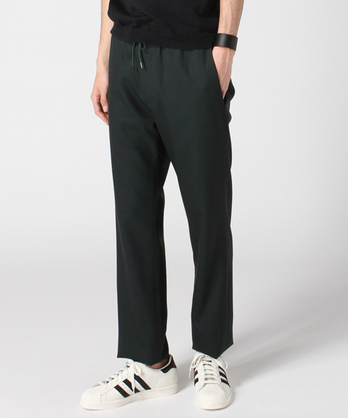 EDIFICE（エディフィス）の「◇メランジジョーゼットシャーリングイージーパンツ（その他パンツ・メンズ・グレー/グリーン/ネイビー・46/48/44/42）」の2枚目の写真