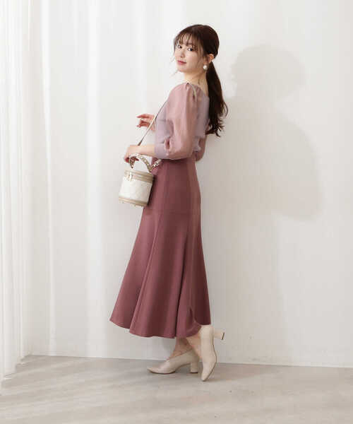 PROPORTION BODY DRESSING（プロポーションボディドレッシング）の「ハートカットボリュームスリ－ブニット / 1212270803（ニット/セーター・レディース・ベージュ/ピンク/ライトグリーン・FREE）」の19枚目の写真