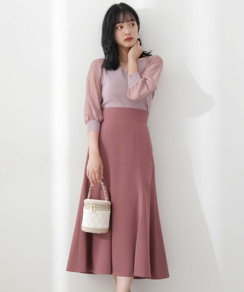 PROPORTION BODY DRESSING（プロポーションボディドレッシング）の「ハートカットボリュームスリ－ブニット / 1212270803（ニット/セーター・レディース・ベージュ/ピンク/ライトグリーン・FREE）」の20枚目の写真