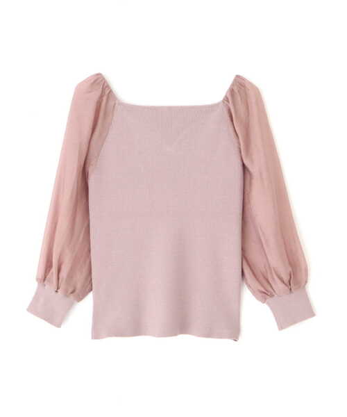 PROPORTION BODY DRESSING（プロポーションボディドレッシング）の「ハートカットボリュームスリ－ブニット / 1212270803（ニット/セーター・レディース・ベージュ/ピンク/ライトグリーン・FREE）」の22枚目の写真