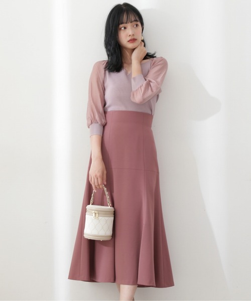 PROPORTION BODY DRESSING（プロポーションボディドレッシング）の「ハートカットボリュームスリ－ブニット / 1212270803（ニット/セーター・レディース・ベージュ/ピンク/ライトグリーン・FREE）」の11枚目の写真