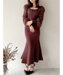 RESEXXY | シアードッキングマーメイドニットワンピース(ワンピース)