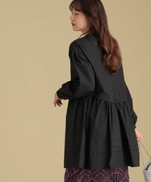 Ray BEAMS | Ray BEAMS / ラウンド ギャザー ミニワンピース(ワンピース)