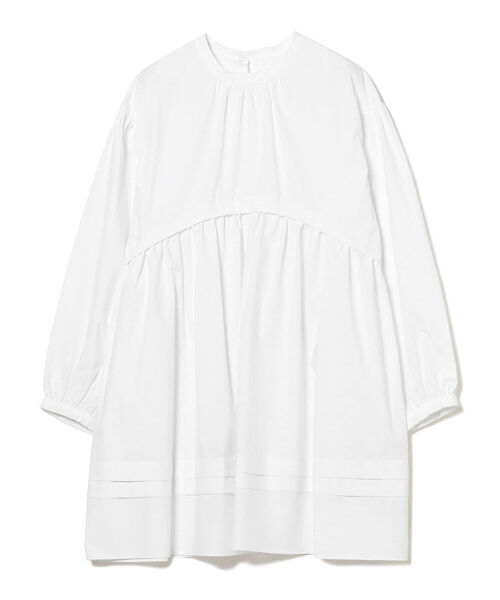 Ray BEAMS（レイビームス）の「Ray BEAMS / ラウンド ギャザー ミニワンピース（ワンピース・レディース・ホワイト/ブラック/ライトブルー・ONE SIZE）」の17枚目の写真