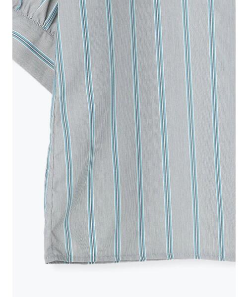 Te chichi（テチチ）の「マルチストライプボリューム袖ブラウス（シャツ/ブラウス・レディース・ネイビー/ブラウン・ﾌﾘ-）」の17枚目の写真