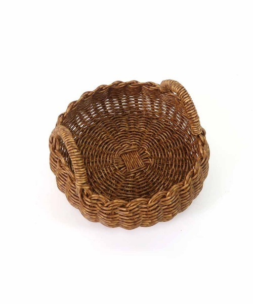 Creer（クレエ）の「UTILE(ユティル)洗えるラウンドローバスケットS（収納グッズ・レディース・ブラウン・ONE SIZE）」の7枚目の写真