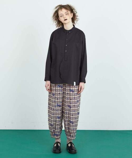 FRAPBOIS（フラボア）の「ジオメトリー パンツ（その他パンツ・レディース・ブラック/ベージュ・1/2）」の7枚目の写真