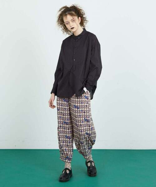 FRAPBOIS（フラボア）の「ジオメトリー パンツ（その他パンツ・レディース・ブラック/ベージュ・1/2）」の8枚目の写真