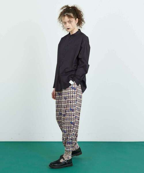 FRAPBOIS（フラボア）の「ジオメトリー パンツ（その他パンツ・レディース・ブラック/ベージュ・1/2）」の9枚目の写真