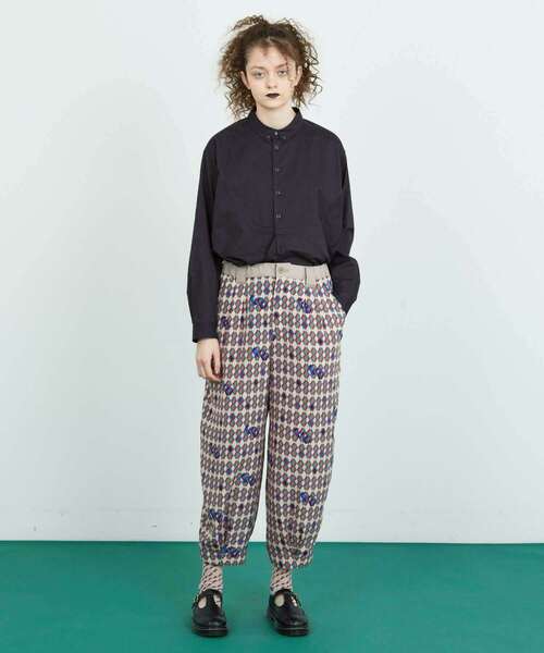 FRAPBOIS（フラボア）の「ジオメトリー パンツ（その他パンツ・レディース・ブラック/ベージュ・1/2）」の11枚目の写真