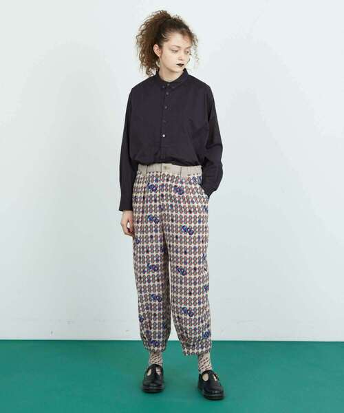 FRAPBOIS（フラボア）の「ジオメトリー パンツ（その他パンツ・レディース・ブラック/ベージュ・1/2）」の12枚目の写真