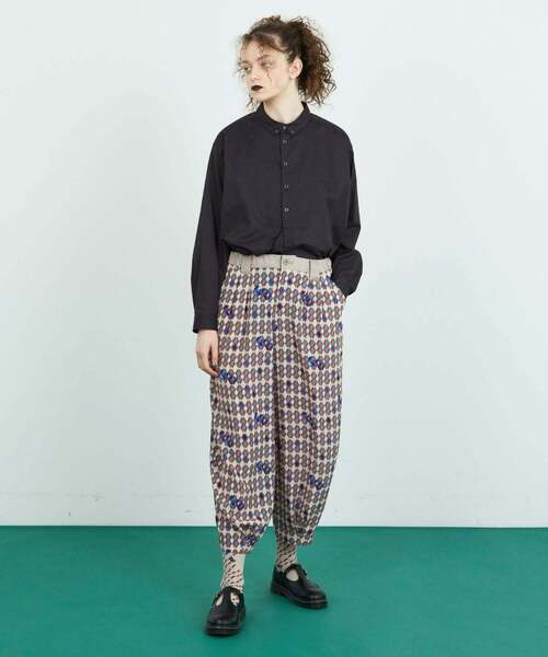 FRAPBOIS（フラボア）の「ジオメトリー パンツ（その他パンツ・レディース・ブラック/ベージュ・1/2）」の13枚目の写真