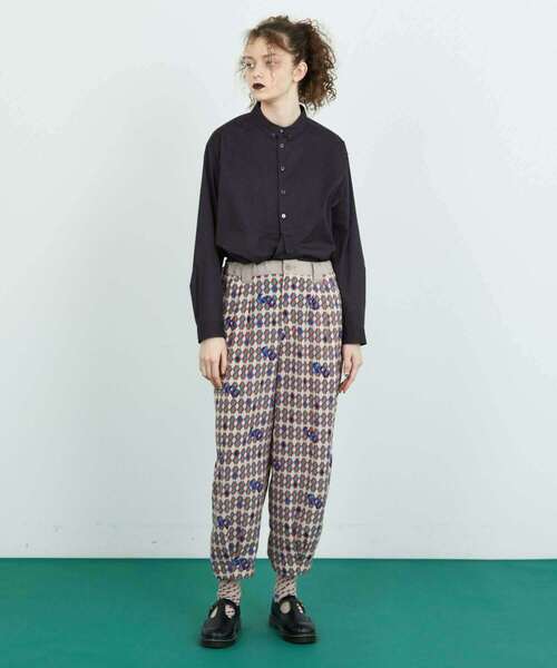 FRAPBOIS（フラボア）の「ジオメトリー パンツ（その他パンツ・レディース・ブラック/ベージュ・1/2）」の14枚目の写真