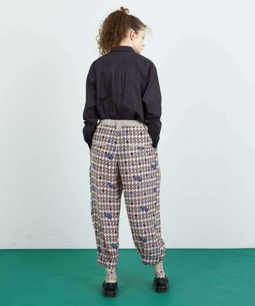 FRAPBOIS（フラボア）の「ジオメトリー パンツ（その他パンツ・レディース・ブラック/ベージュ・1/2）」の16枚目の写真