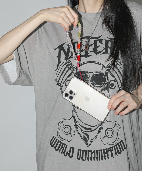 FOLLOWIN（フォロウィン）の「クリアハリボーモチーフスマホストラップ（スマホケース/カバー・レディース・クリア/カラフル・ONE SIZE）」の6枚目の写真