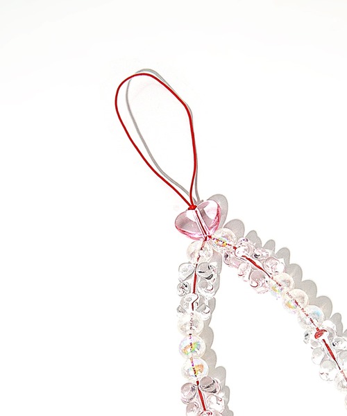 FOLLOWIN（フォロウィン）の「クリアハリボーモチーフスマホストラップ（スマホケース/カバー・レディース・クリア/カラフル・ONE SIZE）」の9枚目の写真