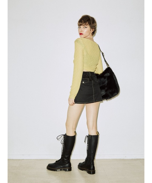 jouetie（ジュエティ）の「カラーステッチミリタリースカパン（スカート・レディース・アイボリー/カーキ/ブラック・MEDIUM）」の11枚目の写真