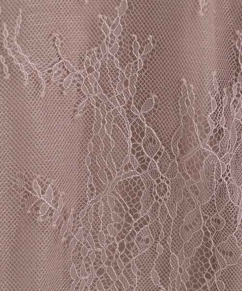 MAJESTIC LEGON（マジェスティックレゴン）の「レースクロスタンク（タンクトップ・レディース・ライトグレー/オフホワイト/モカ/ベージュ・MEDIUM）」の6枚目の写真