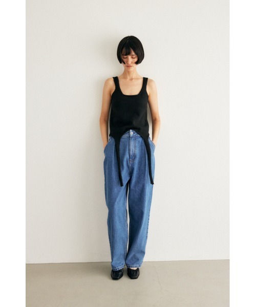M_（エムアンダーバー）の「【M_】TUCK WIDE パンツ（デニムパンツ・レディース・ブルー・2/1/0）」の14枚目の写真