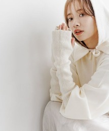 mysty woman | ウール混で暖かいウールMIXアームウォーマー 165982(アームカバー)