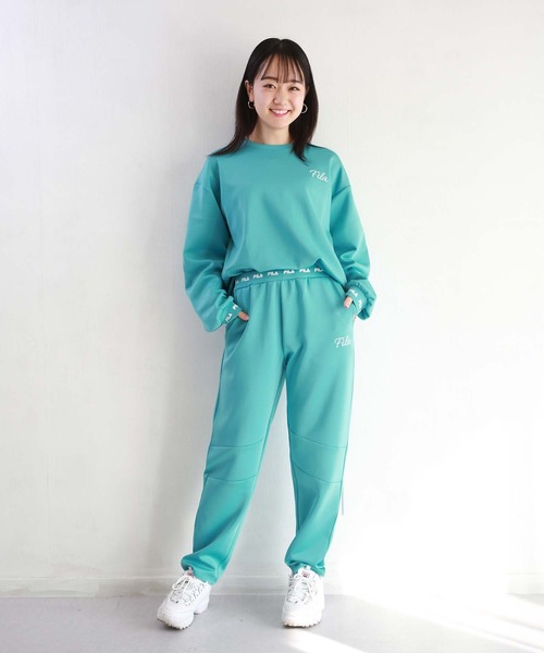 ★FILA★フィラ ピンク ジャージ ルームウェア セットアップ 上下 Tシャツ FILAのルームウエア(ピンク)上下 （☆FILA☆フィラ ピンク