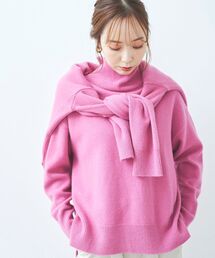 le.coeur blanc | ウォッシャブルウールハイネックニット(ニット/セーター)