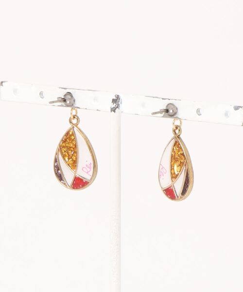 tone(トーン)の「【零-Rei-】彩生シリーズ 雫 ピアス(MA)(ピアス(両耳用)・レディース・ターコイズブルー/イエロー/ピンク/グリーン/オレンジ/ブルー・FREE)」の7枚目の写真