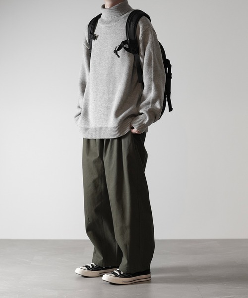 RUUBON】 relax turtle neck knit / リラックス タートルネック