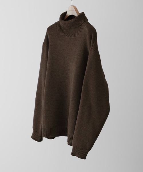 RUUBON】 relax turtle neck knit / リラックス タートルネック