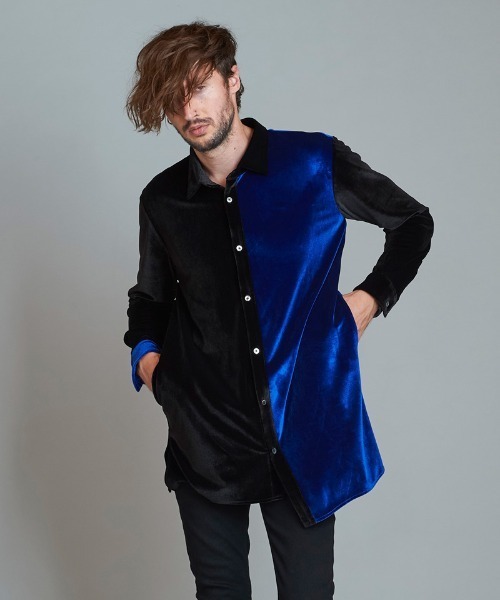 ms5137-ﾍﾞﾛｱｱｼﾝﾒﾄﾘ-ﾛﾝｸﾞSH シャツ（シャツ/ブラウス）｜NO ID