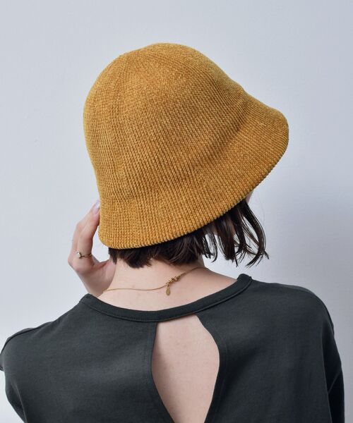 casita(RETRO GIRL)（カシータ）の「ベロアモールハット（ハット・レディース・ブラック/オフホワイト/マスタード/ダークオレンジ・ONE SIZE）」の16枚目の写真