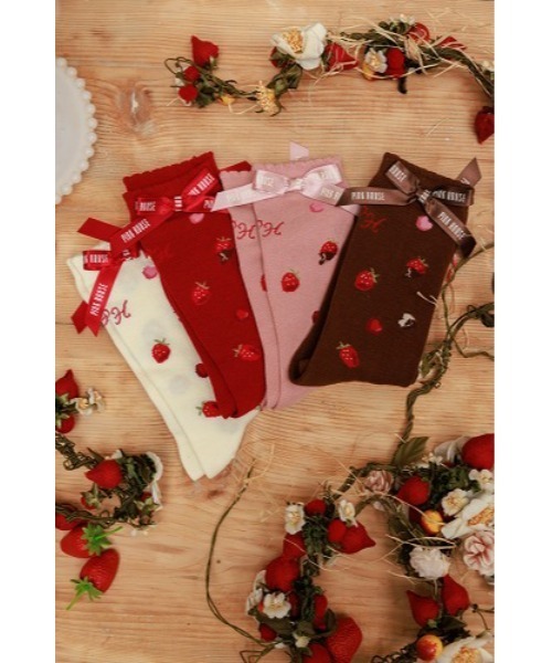 PINK HOUSEのクリスマスソックス★ロゴ付き専用ケース付★超レアビンテージ ロゴソックス （ソックス）｜PINK HOUSE / ピンクハウス