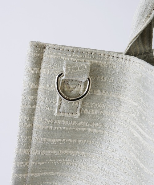 Seemi. byNICECLAUP( シーミーバイナイスクラップ)の「【Seemi】Seemiジャガードトートバッグ(トートバッグ・レディース・ブラック系その他/グレー系その他/ベージュ系その他/サックスブルー系/グレー系その他2・FREE)」の14枚目の写真