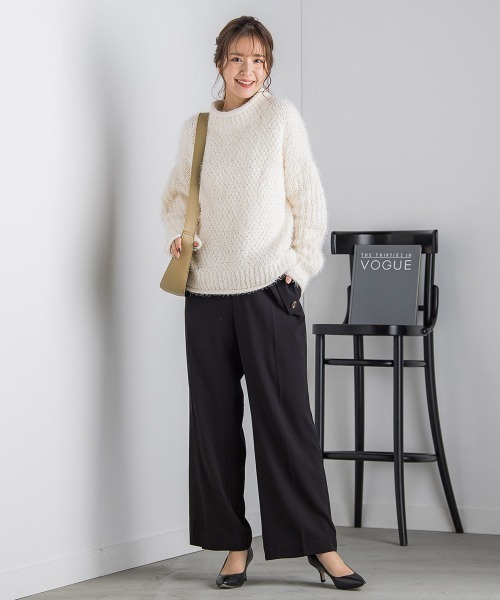 VICKY（ビッキー）の「フラップワイドパンツ《洗濯機で洗える