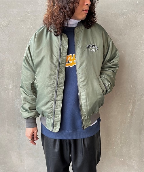 【35％OFF】 セール】[BEN DAVIS/ベンデイビス] ビッグ レタードデザイン ジャケット・アウター