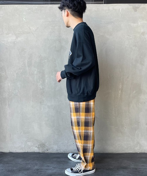 HELLO CALIF（ハローカリフ）の「[HELLO CALIF/ハローカリフ] ヘビーツイル オンブレチェック ネルイージーパンツ（その他パンツ・メンズ・レッド/イエロー/ブラック・L/M）」の18枚目の写真