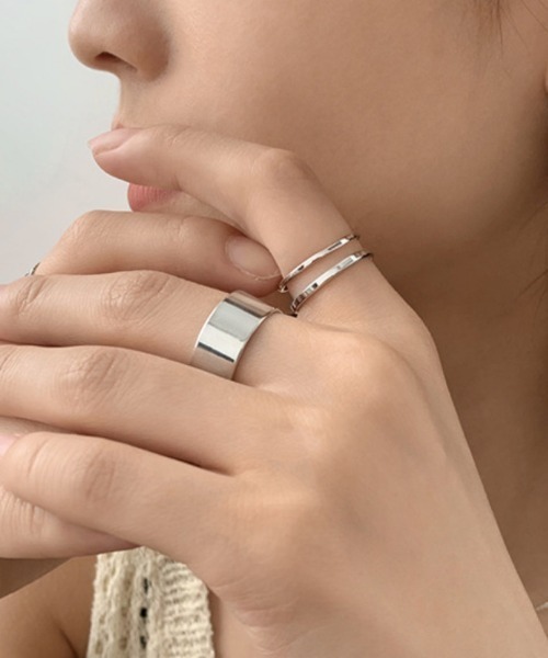 LAC-VERT（ラック・ヴェール）の「シンプルリングセット（リング・レディース・ゴールド/シルバー/その他1・FREE）」の12枚目の写真