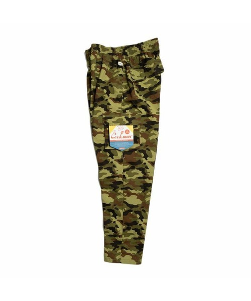 COOKMAN(クックマン)の「COOKMAN CHEF CARGO PANTS「RIPSTOP」/ CAMO GREEN (WOODLAND)(カーゴパンツ・メンズ・グリーン系カモフラージュ・S)」の4枚目の写真